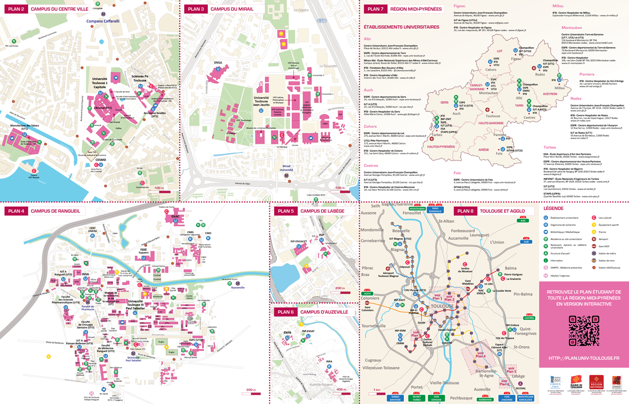 Plan Etudiant Toulouse 2014